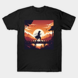 Samurai Silhouette #29 T-Shirt